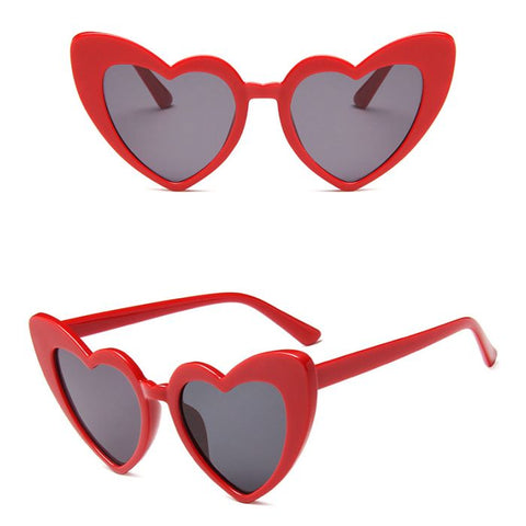 Red Heart Shaped Glasses