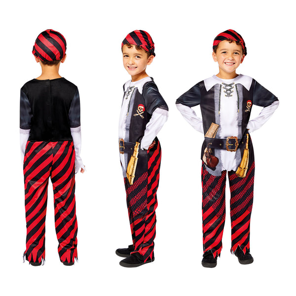 Child's Sustainable Pirate Boy Costume