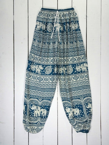 Assorted Colour Elephant Harem Trousers
