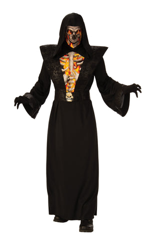 Fiery Skeleton Reaper Costume