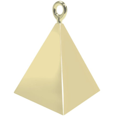 Gold Pyramid Balloon Weight