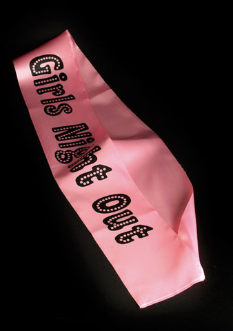 Miss Behave Girls Night Out Sash