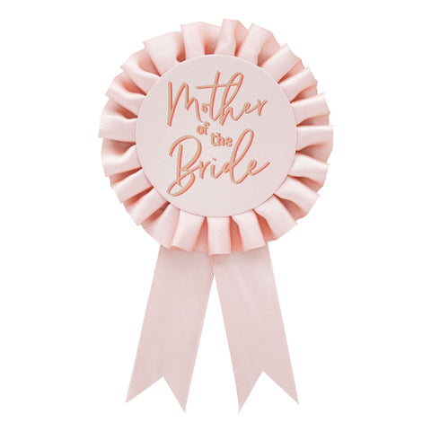 Blush Pink Mother of the Bride Rosette