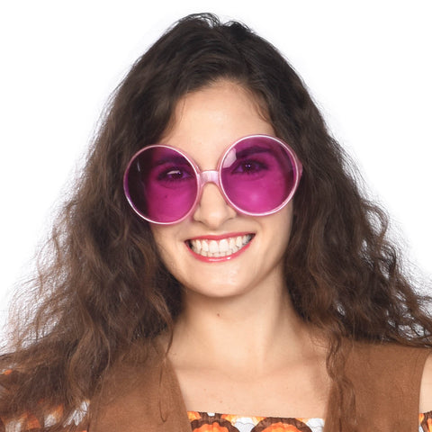 Pink 70s Party Glasses