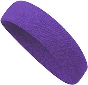 80s Neon Purple Headband