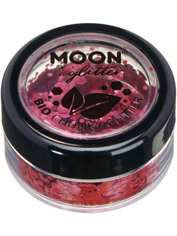 Moon Glitter Dark Rose Bio Chunky Glitter