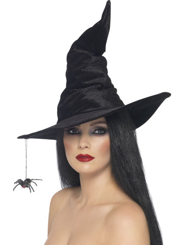 Black Velour Witch's Hat
