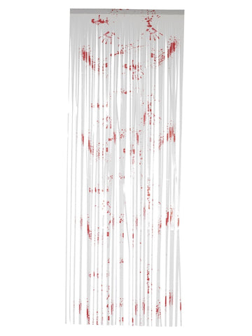 Blood Drip Tinsel Shimmer Curtain