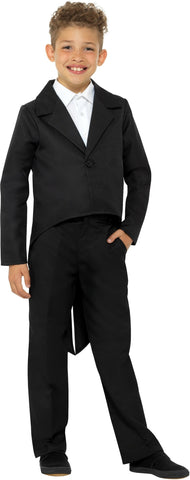 Unisex Children's Black Tailcoat