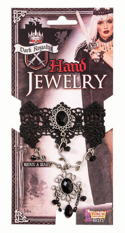 Dark Royalty Lace Hand Jewellery