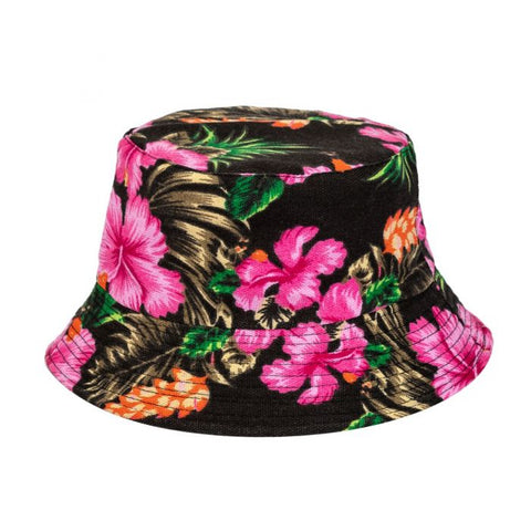 Hawaiian Flower Bucket Hat