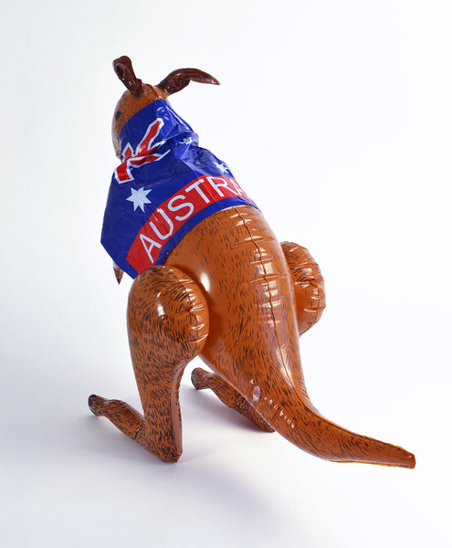 Inflatable Kangaroo with Australian Flag Cape!