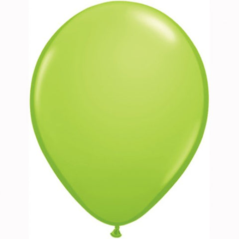 Plain Lime Green Latex Balloons (6pk)