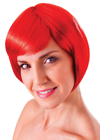 Red Flirty Flick Wig