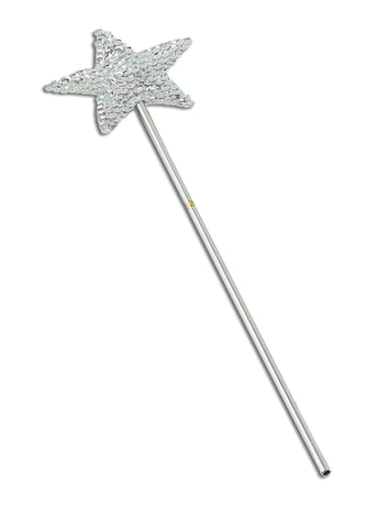 Silver Sequin Fairy Wand