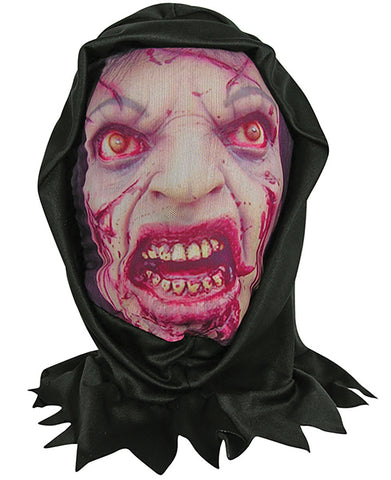 Zombie Skin Mask with Hood