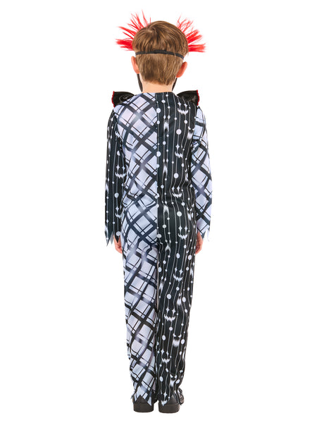 Monochrome Sinister Clown Costume