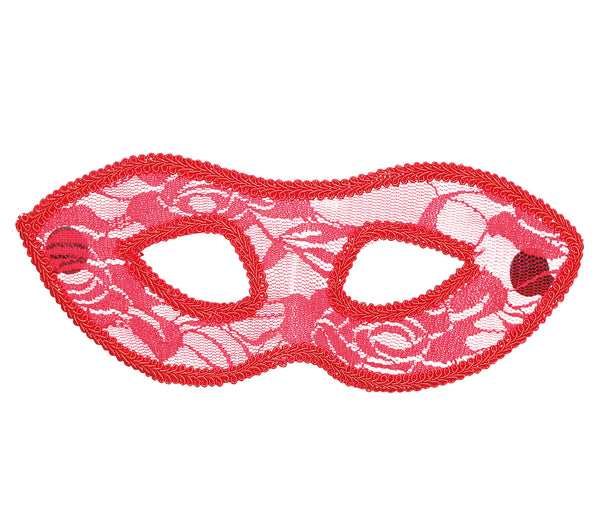 Red Lace Eye Mask