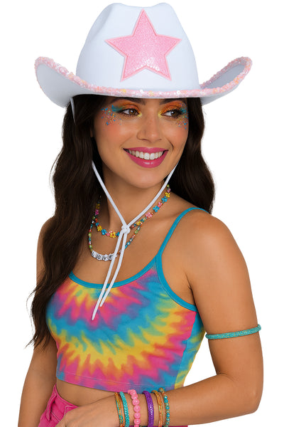 White Star Cowboy Hat