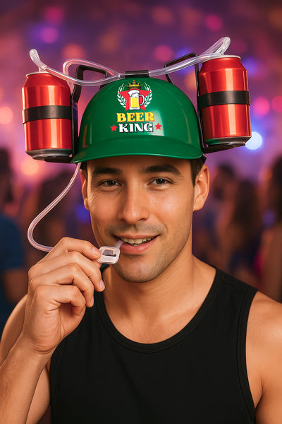 Beer King Drinking Helmet