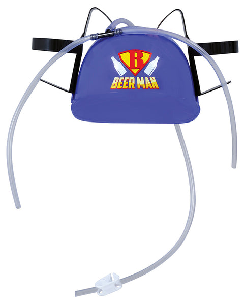 Beer Man Drinking Helmet