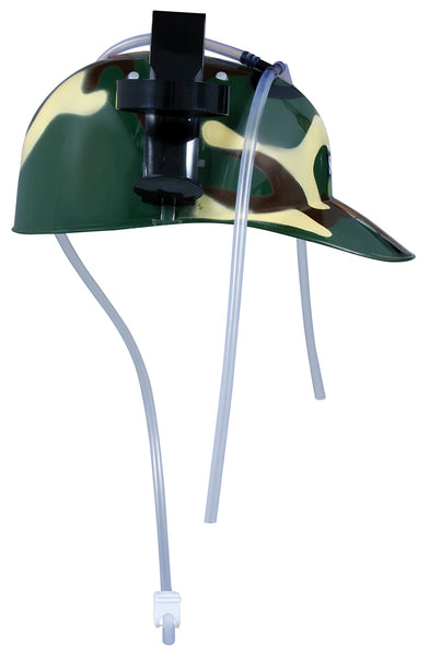 Soldier Drinking Helmet