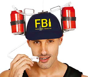 FBI Drinking Helmet