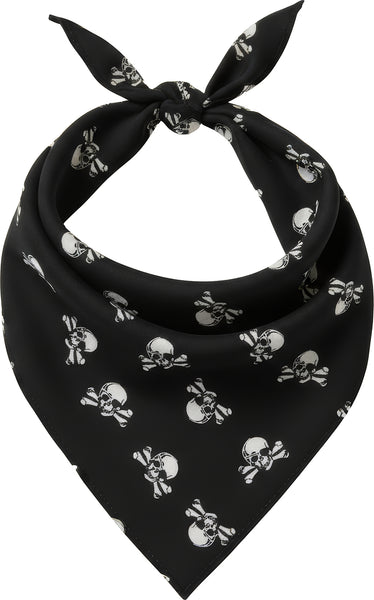 Black Skull & Crossbones Pirate Bandana