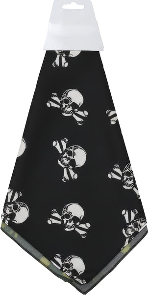 Black Skull & Crossbones Pirate Bandana