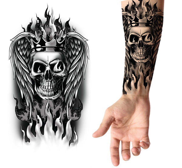 Skull Temporary Tattoos