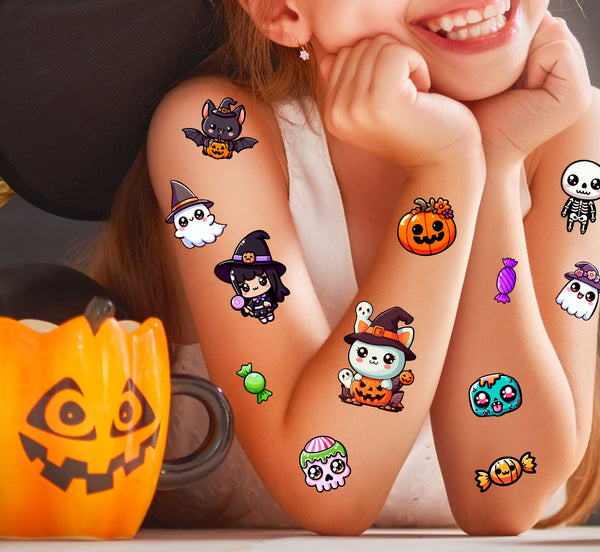 Halloween Temporary Tattoo Sheet