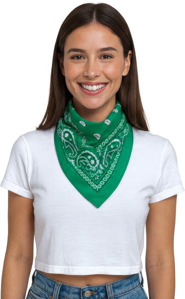 Green Cowboy Bandana