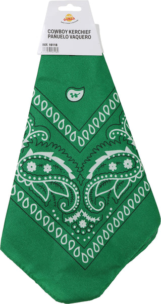 Green Cowboy Bandana
