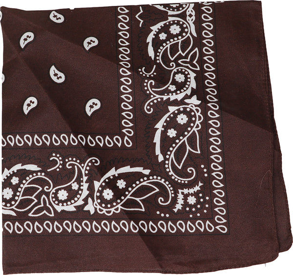Brown Cowboy Bandana