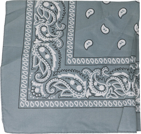Grey Cowboy Bandana