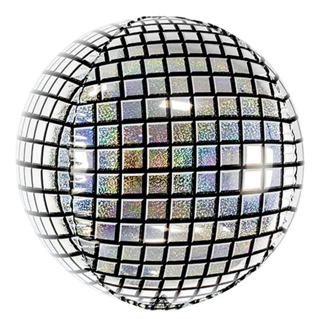 16 Inch Holographic Disco Ball Foil Balloon