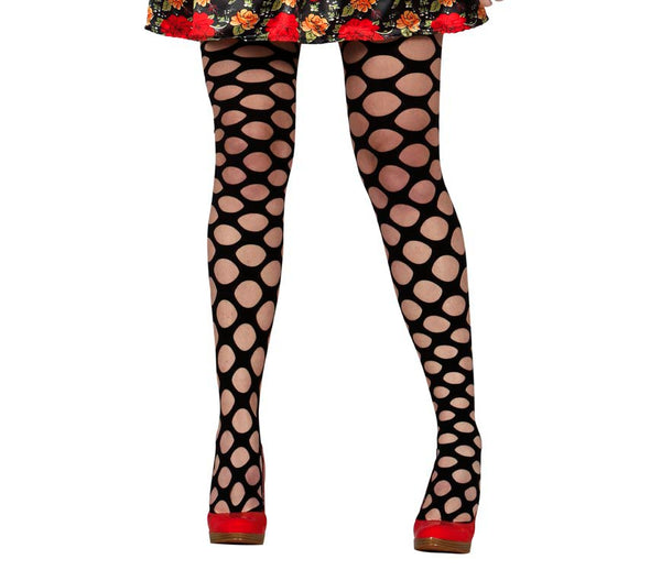 Black Large Hole Fishnet Tights