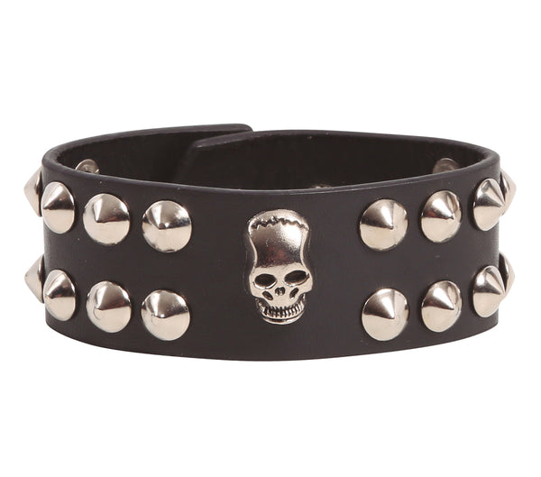 Punk Wristband with Skull