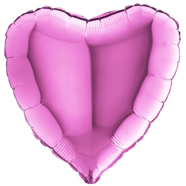 18 Inch Pink Heart Foil Balloon