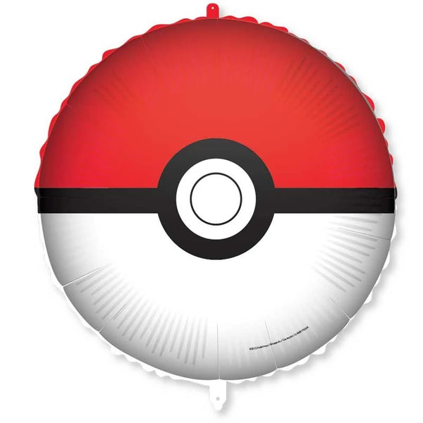 18 inch Pokémon Poké Ball Foil Balloon