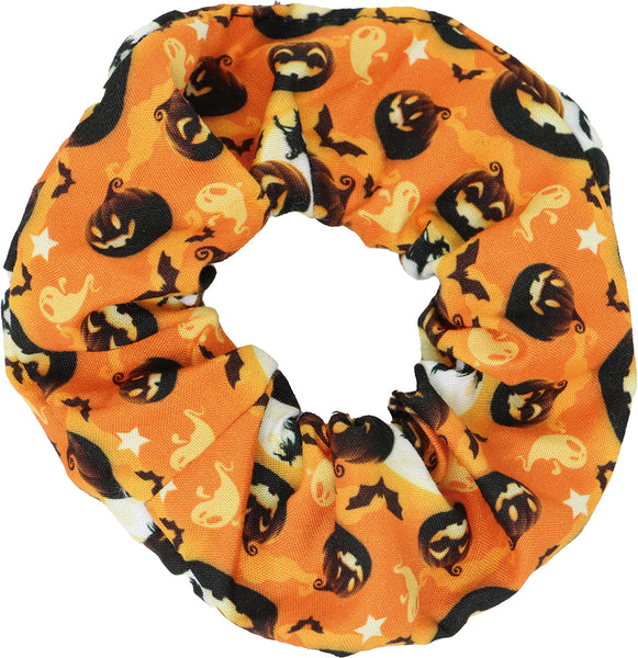Orange Pumpkin Scrunchie