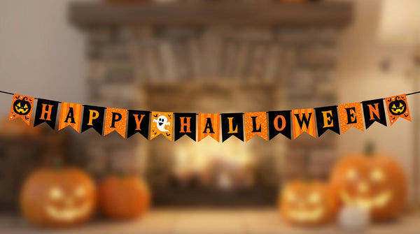 Happy Halloween Paper Garland Decoration