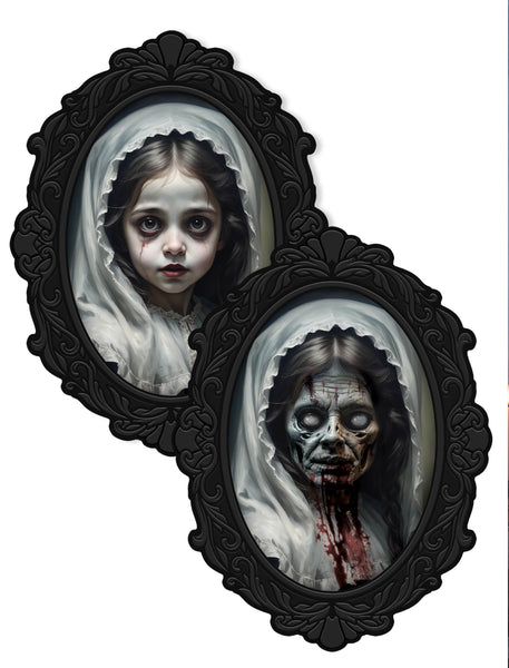Terrifying Girl Holographic Horror Picture