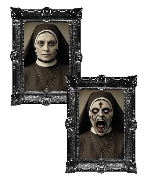Terrifying Nun Holographic Horror Picture