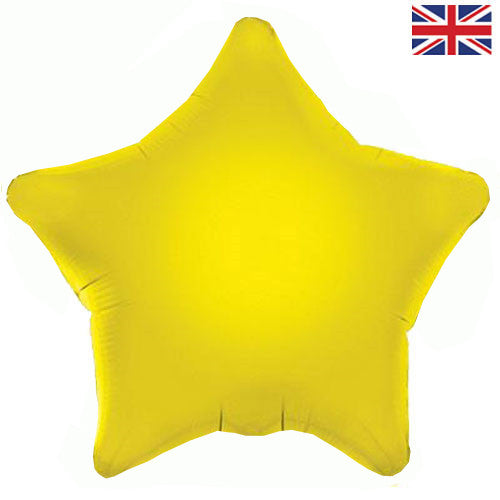 19 Inch Yellow Star Foil Balloon