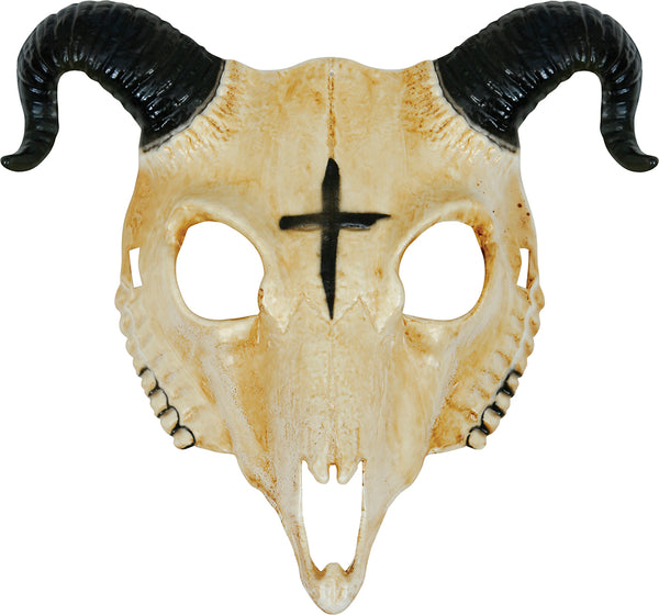 Satanic Priest Ram Skull Mask