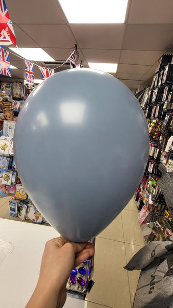 Pastel Dusk Blue Latex Balloons