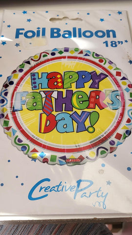 18 inch Happy Father's Day Foil Balloon