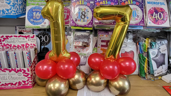 16 inch Gold Number 1 Foil Balloon