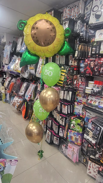 30 Inch Sunflower Supershape Foil Balloon